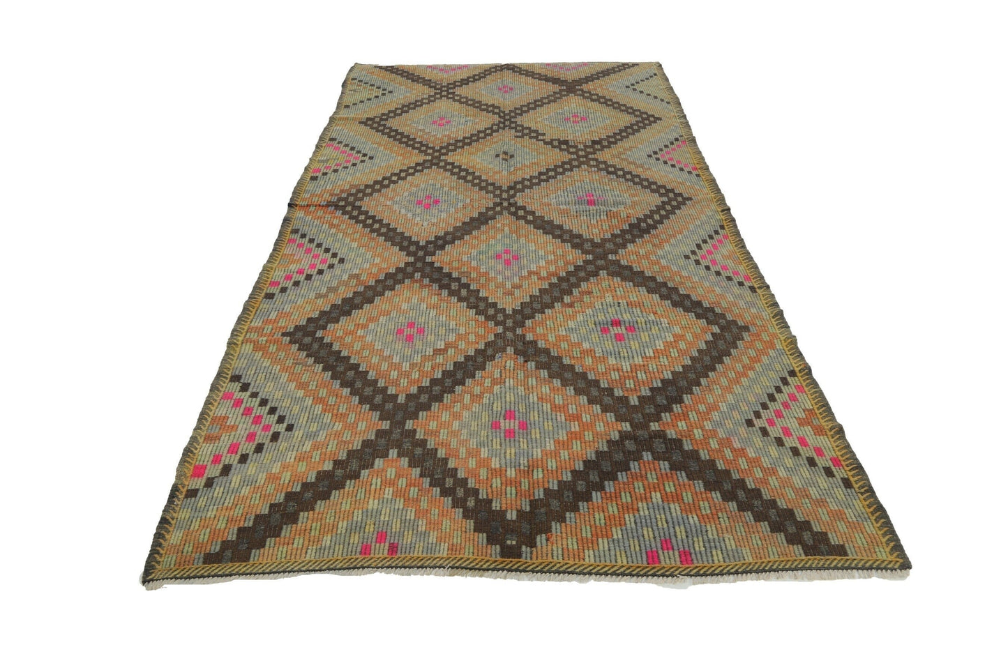 6x12 Kilim rug,Turkish Vintage rug,Handmade Unique Boho rug,Area Contemporary rug,One-of-a-kind,Shabby chic,Entryway rug,8086