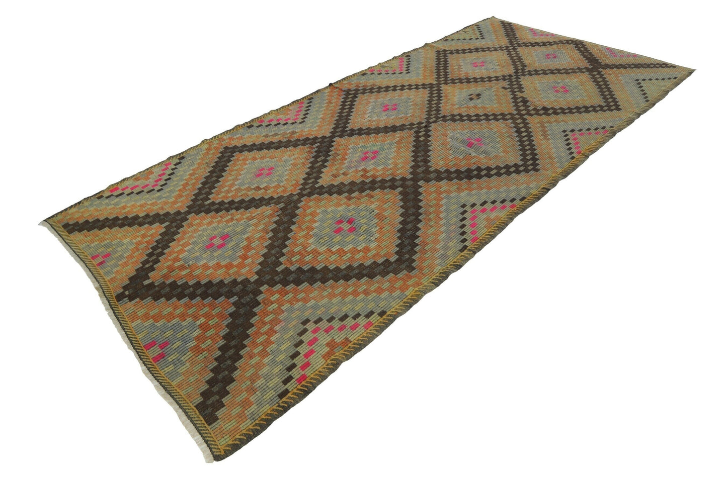 6x12 Kilim rug,Turkish Vintage rug,Handmade Unique Boho rug,Area Contemporary rug,One-of-a-kind,Shabby chic,Entryway rug,8086