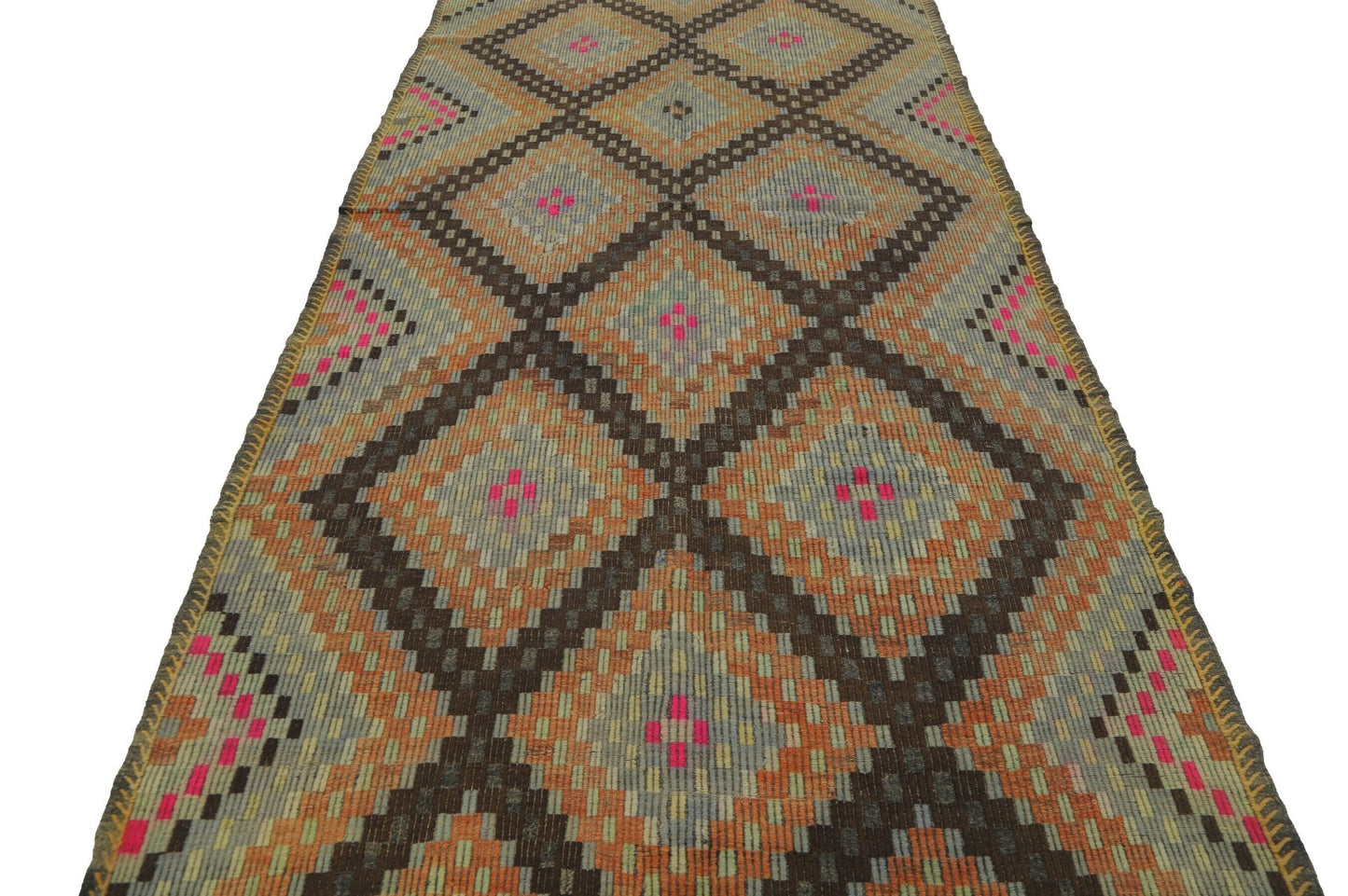 6x12 Kilim rug,Turkish Vintage rug,Handmade Unique Boho rug,Area Contemporary rug,One-of-a-kind,Shabby chic,Entryway rug,8086