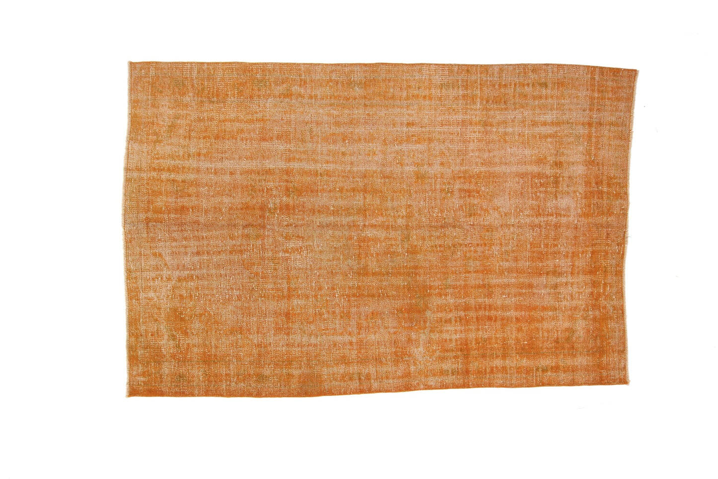 Small Orange Carpet Rug, Overdyed Rug ,Turkish Vintage Rug ,Small Room Rug, 5x7 Rug, Farmhouse Decor, One of a kind, 3696