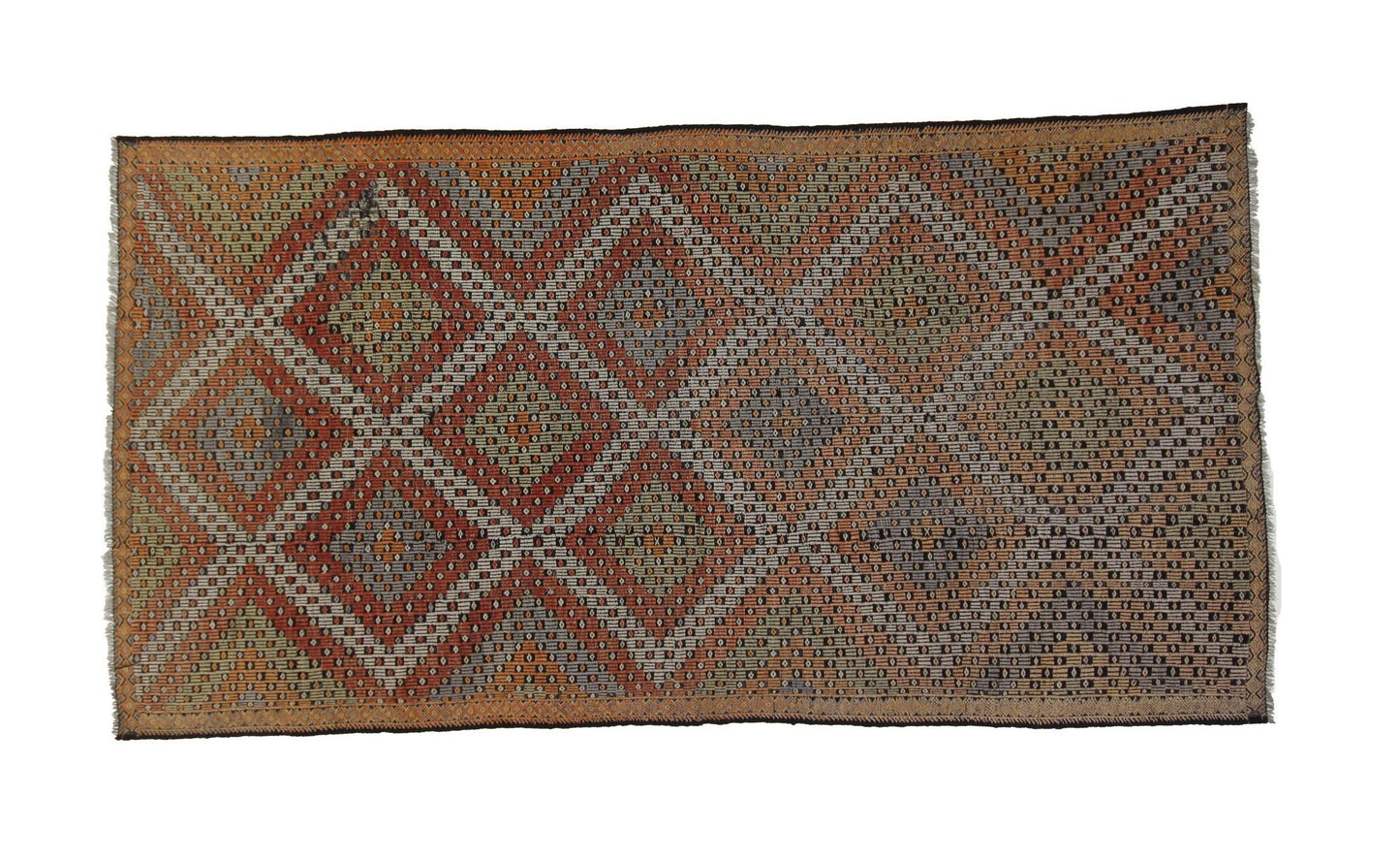 Kilim rug, Contemporary Decor Kilim rug 6x11 ,Turkish Vintage Kilim rug ,Area Wool Decorative Rug, KİLİM RUG, Living room, Entryway rug,8133