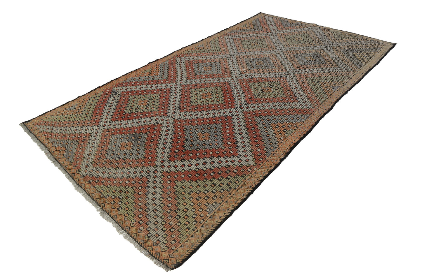 Kilim rug, Contemporary Decor Kilim rug 6x11 ,Turkish Vintage Kilim rug ,Area Wool Decorative Rug, KİLİM RUG, Living room, Entryway rug,8133