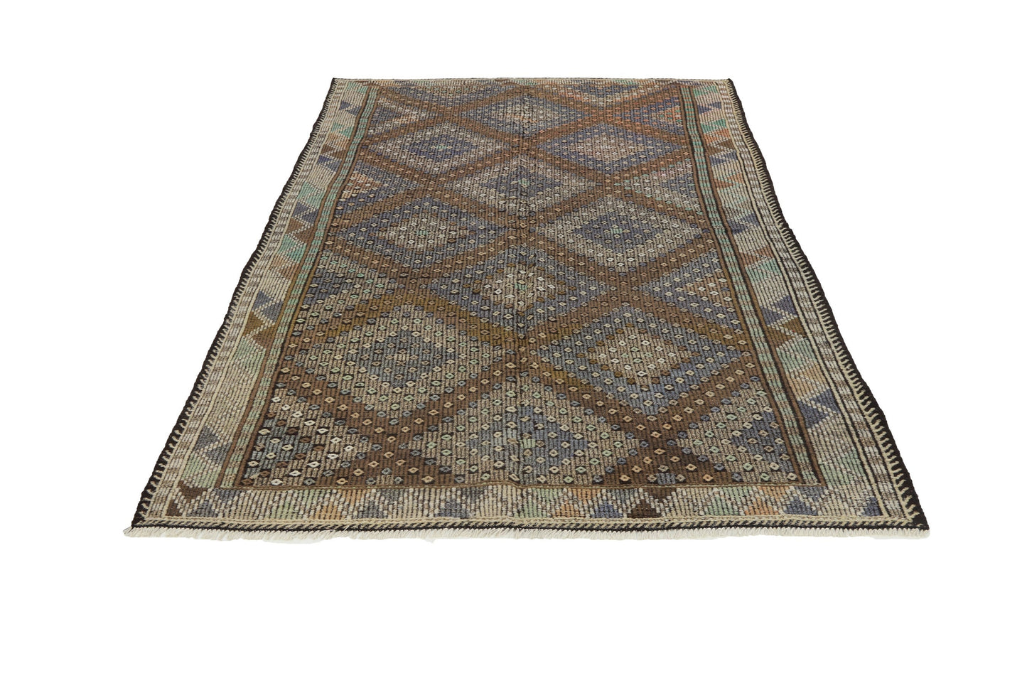 6x9 Kilim rug, Faded rug, Muted rug, Vintage rug, Turkish rug, TURKİSH VİNTAGE KİLİM, Rug for Living room, Handmade, One of a kind ,8186