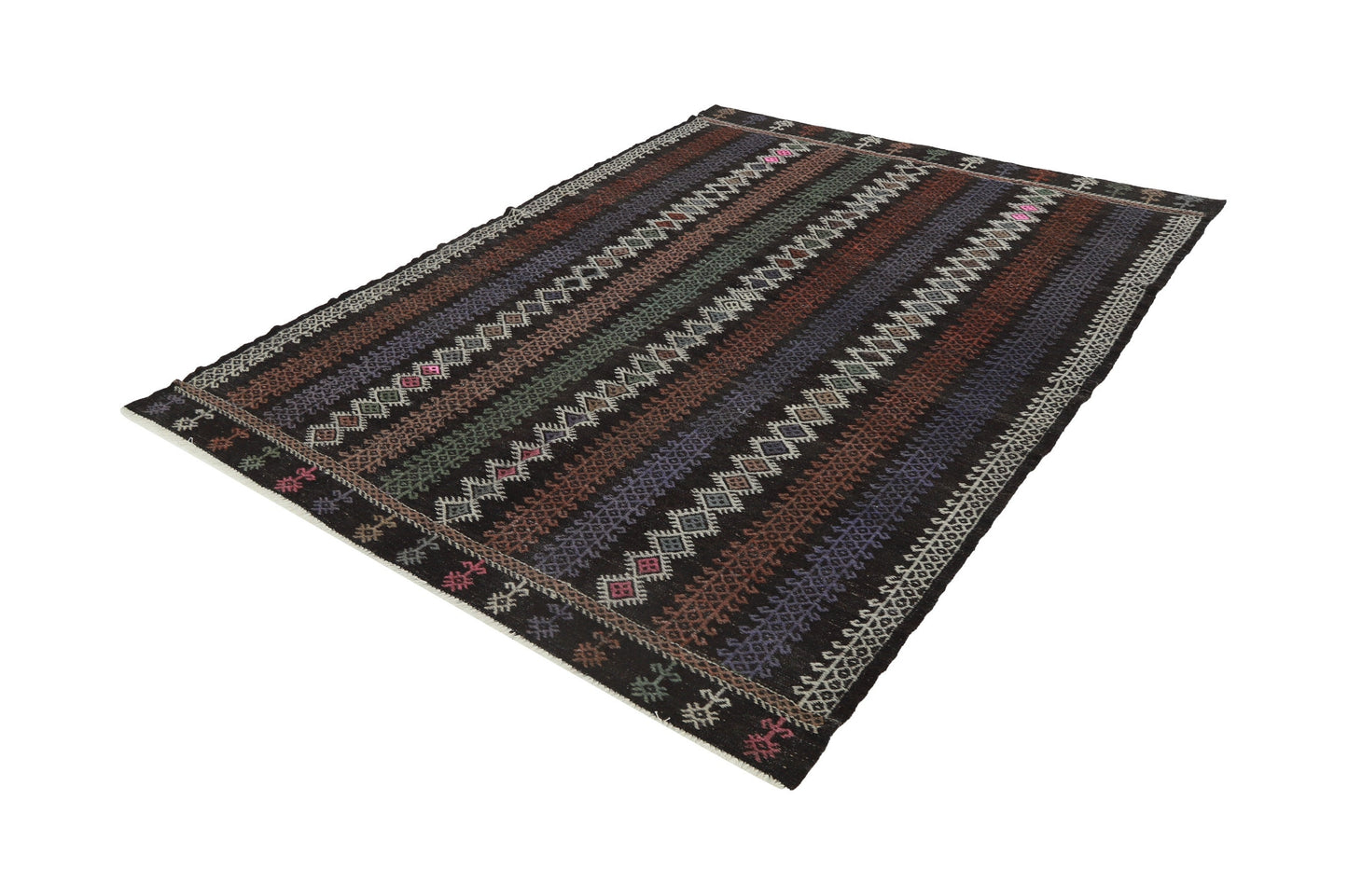 6x8 KİLİM RUG, TURKİSH Vintage Kilim rug, Handmade rug, Eclectic rug, Fine rug, Etsy rug, Ethnic rug ,Bedroom rug ,Anatolia rug,8187