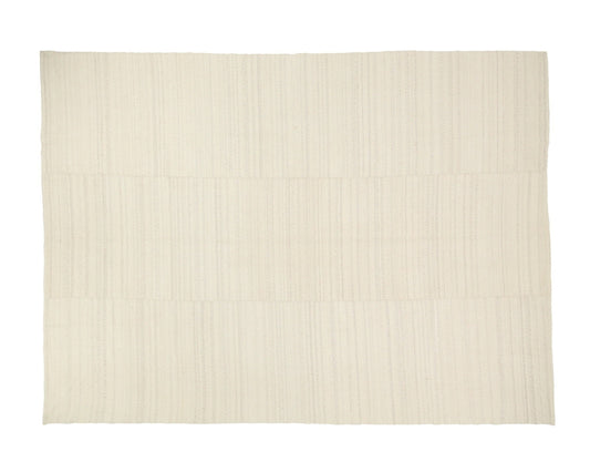 Beige Wool Soft 9x12 Vintage Turkish Handmade Large Area One of a kind Kilim rug Rug for Living room Entryway Contemporary 8199