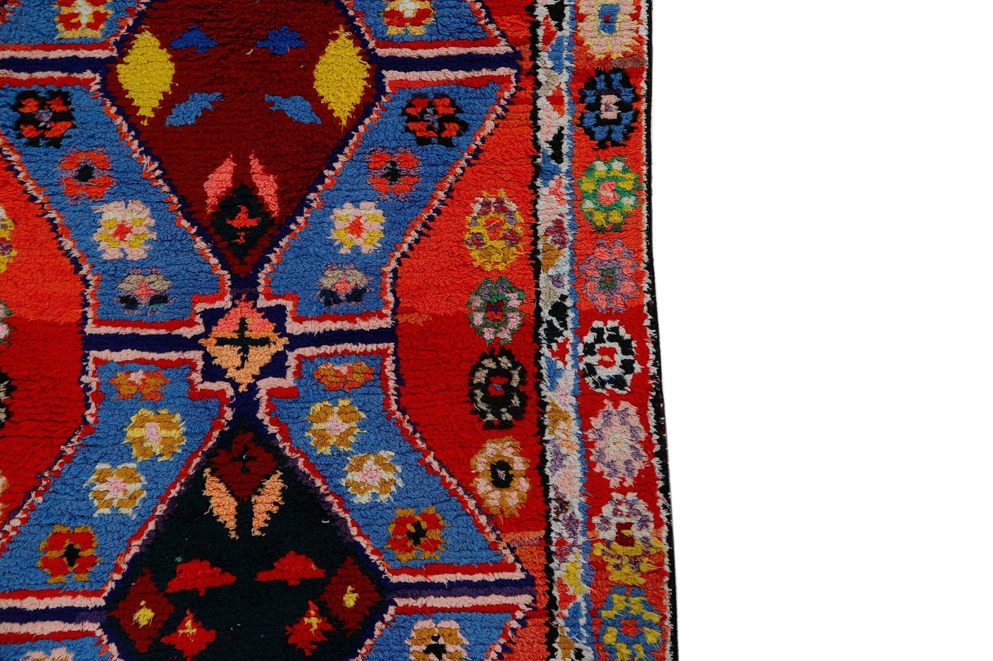 3x9 Turkish Runner Rug, Vintage runner ,Oushak Carpet Runner Rug, Coastal decor, Hallway runner ,Geometric rug, Kitchen rug, 7719