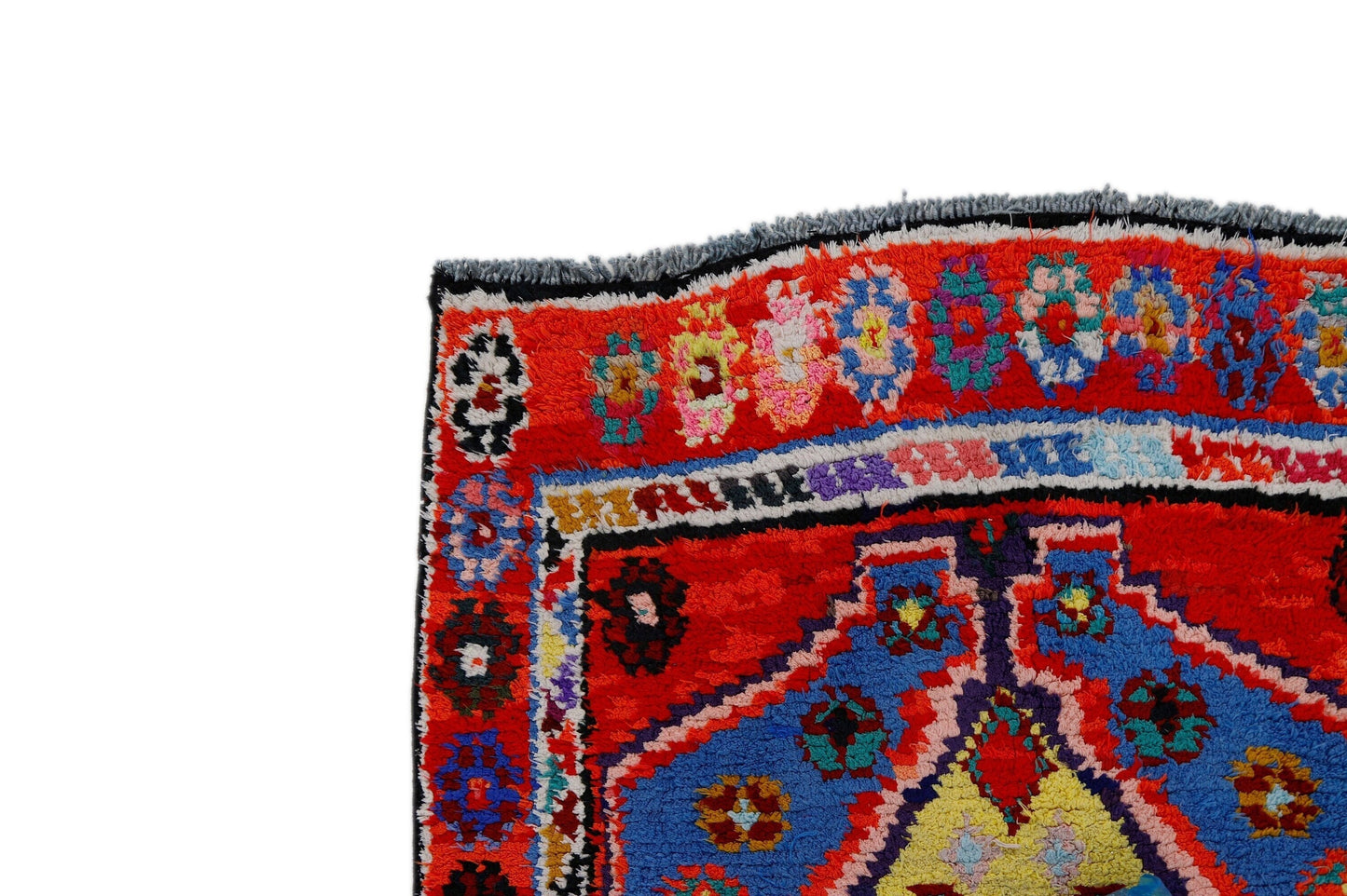3x9 Turkish Runner Rug, Vintage runner ,Oushak Carpet Runner Rug, Coastal decor, Hallway runner ,Geometric rug, Kitchen rug, 7719