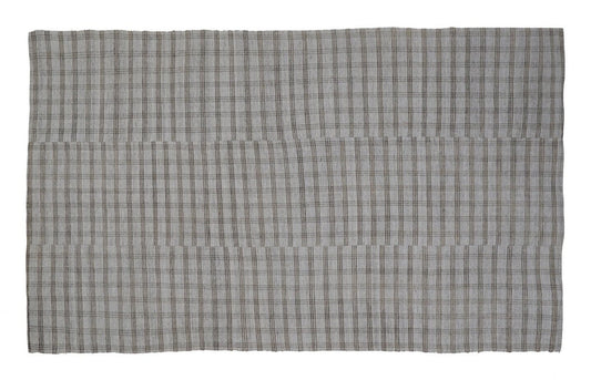 Rug Kilim, Turkish Handmade Kilim Rug, Area Striped Kilim Rug, Vintage Unique Kilim Rug, Gray Rug, Neutral Muted Rug, Kilim Rug 6x10, 12975