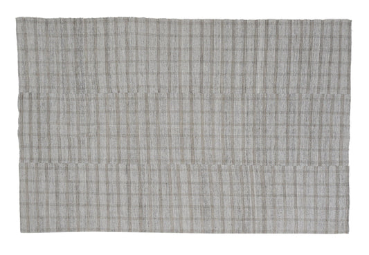 Handmade Area Kilim Rug, Turkish Antique Kilim Rug, Vintage Striped Kilim Rug, Neutral Floor Rug, Contemporary Decor, Kilim Rug 6x9, 12961