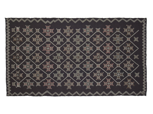 Farmhouse Decor, Handmade Kilim Rug, Area Kilim Rug, Turkish Kilim, Vintage Kilim, Goat Hair Rug, Bedroom Rug, Kilim Rug 6x9, 12592
