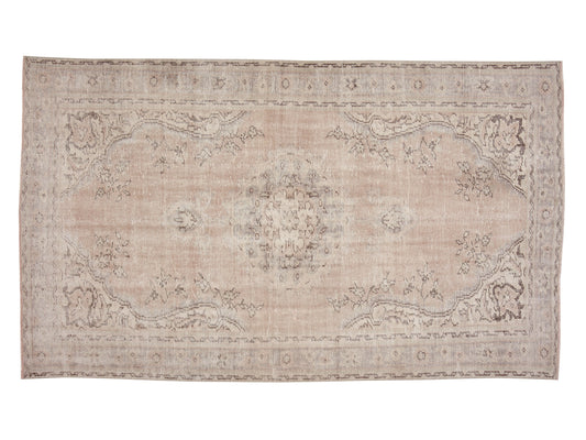 Area Vintage Rug, Turkish Handmade Rug, Neutral Rug, Living Room Rug, Oushak Rug, Scandinavian Rug, Turkey Rug, Rug 6x9, Carpet Rug, 12033