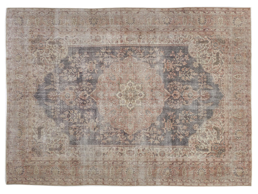 Antique Turkish rug, Distressed Vintage Rug, Large Oushak Rug, Navy Blue Rug 8x11, Area Rug, Carpet rug, Oversize rug, Turkey rug, 10293