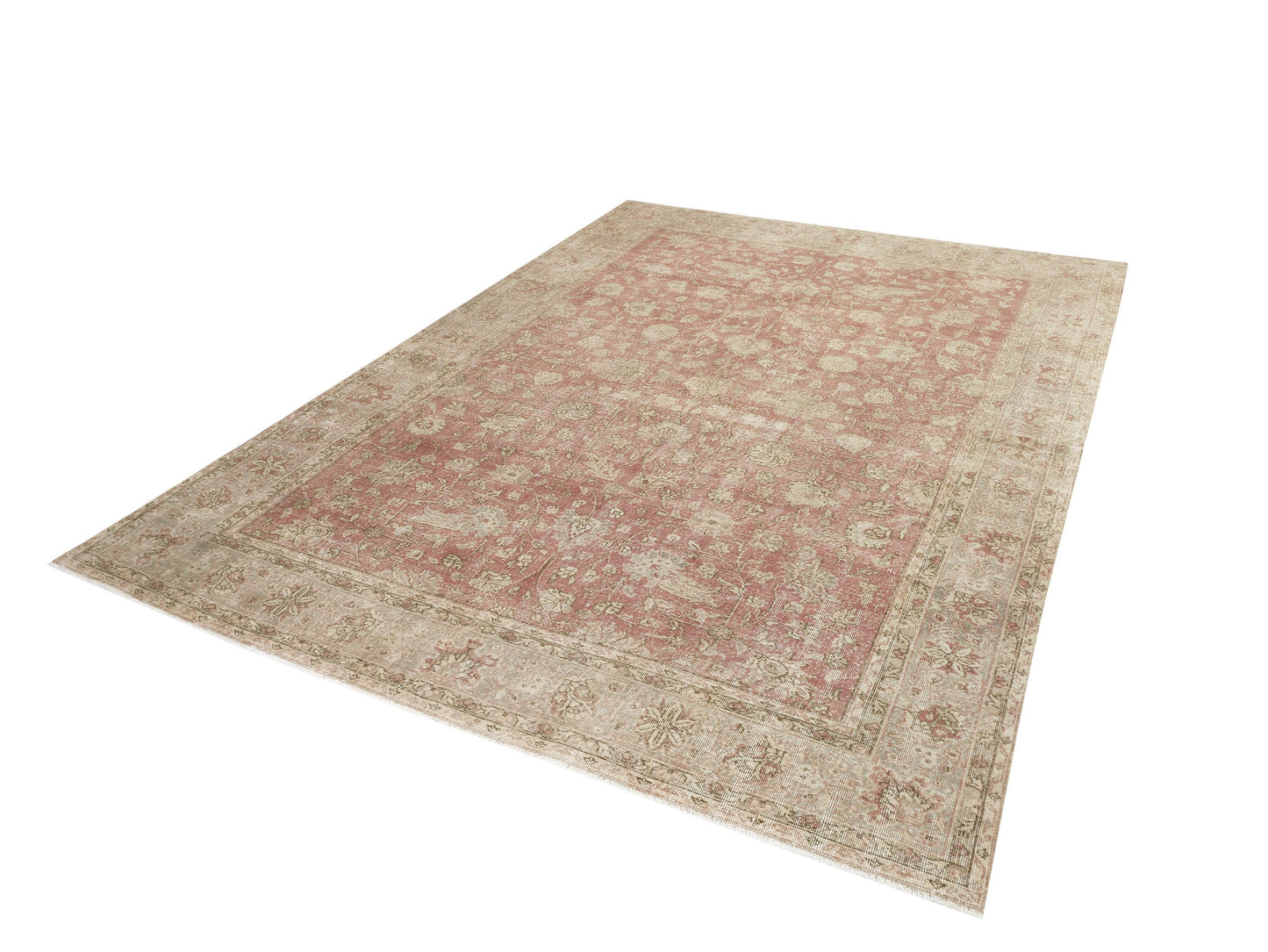 Turkish Vintage Rug, Oushak Area Rug, Large Oversize rug 8x12, Oriental rug, Antique rug, Handmade rug, Bedroom rug, Turkey rug, 9617