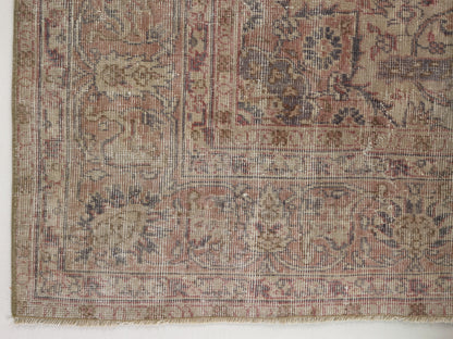 Antique Turkish rug, Distressed Vintage Rug, Large Oushak Rug, Navy Blue Rug 8x11, Area Rug, Carpet rug, Oversize rug, Turkey rug, 10293