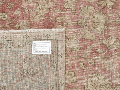 Turkish Vintage Rug, Oushak Area Rug, Large Oversize rug 8x12, Oriental rug, Antique rug, Handmade rug, Bedroom rug, Turkey rug, 9617