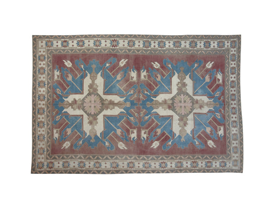 Area Rug 8x12, Large Oushak Rug, Turkish rug 8x12, Oversize Rug, Vintage Rug, Carpet rug, Handmade rug, Primitive rug, Rug Entryway, 10485