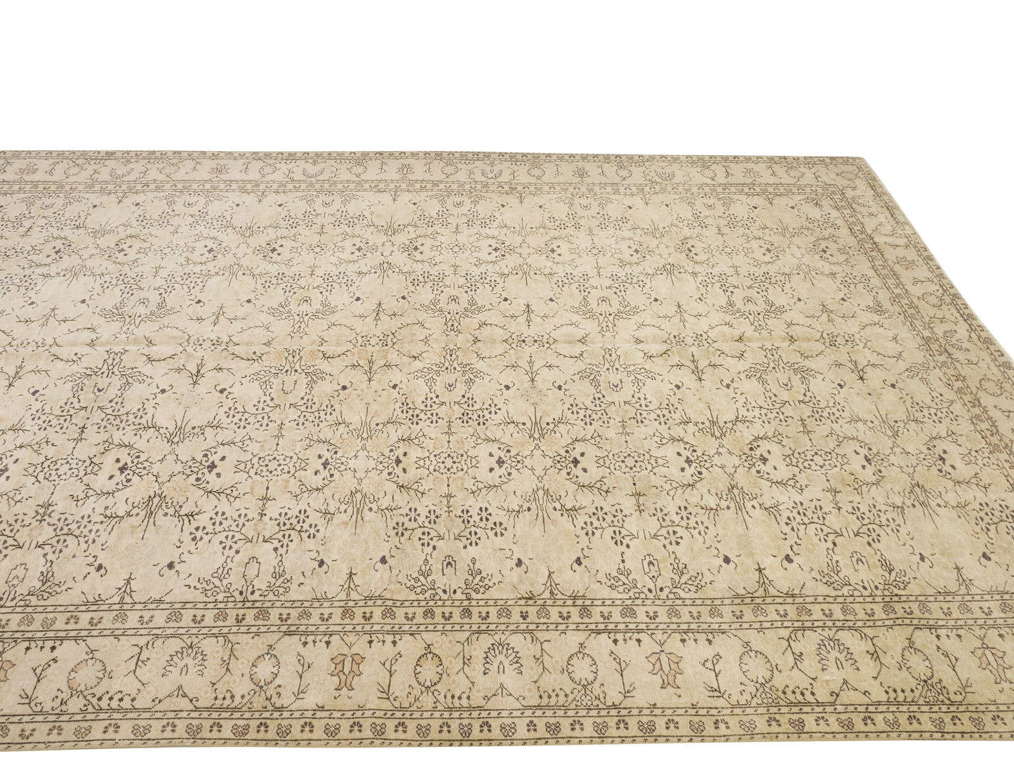 Distressed Oushak Rug, Vintage Turkish Oushak Rug, Scandinavian Area Rug, 8x11 Rug, Handmade rug, Antique rug, Turkey rug, Anatolia rug,9612