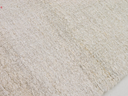 Vintage White Hemp Kilim Rug, 6x8 Kilim rug, Handmade Turkish Area Hemp Kilim rug, Contemporary decor, Kilim,9692