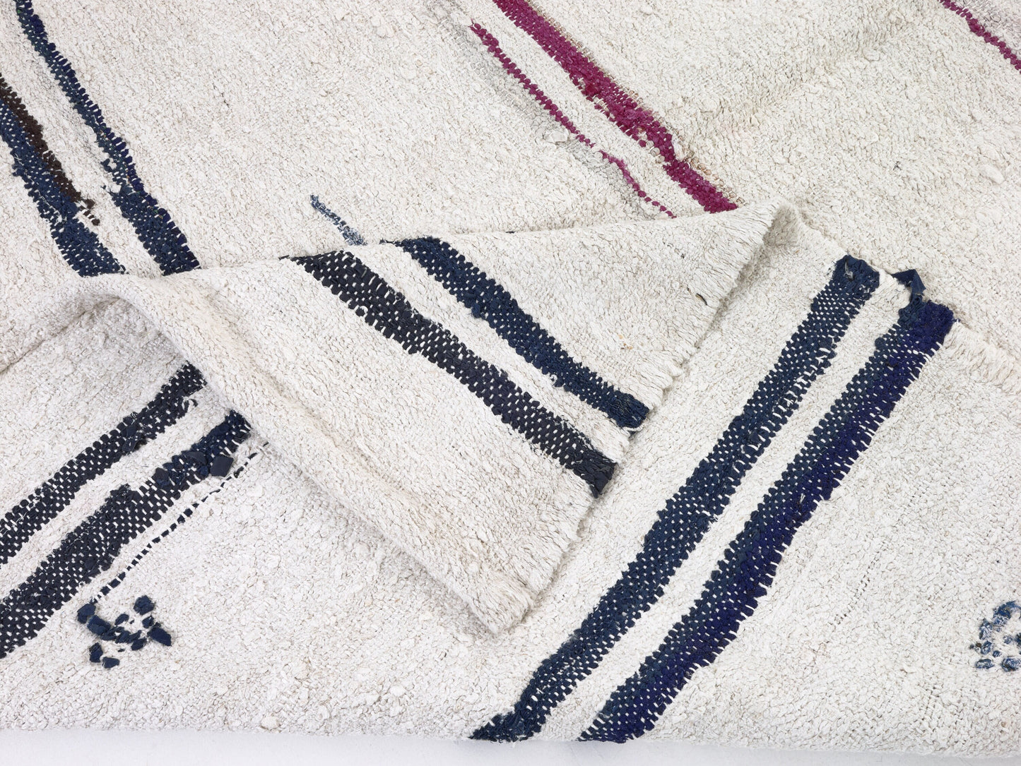 6x9 Area Kilim rug, Turkish Vintage Hemp Kilim rug,White Black Kilim rug , Bedroom rug, Minimalist decor, 9691