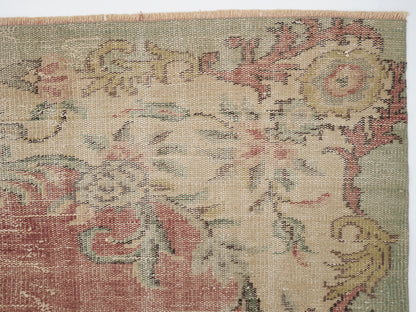 Rug 6x10, Area Rug, Vintage Rug, Turkish Rug, Oushak Rug, Handmade Rug, Anatolia Rug, Bedroom Rug, Bohemian Rug, Turkish Carpet, 12127