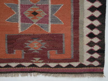 Oushak Turkish Runner Rug, Handmade Eclectic Runner Rug, Vintage Runner, Carpet Runner, Long Runner, Anatolia Rug, Runner Rug 3x11, 11417