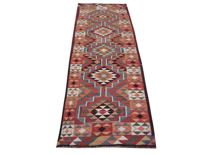 Oushak Runner, Vintage Runner, Turkish Runner, Rug Runner, Kitchen Runner, Kilim Runner, Bohemian Rug, Anatolia Rug, Runner Rug 3x11, 11378