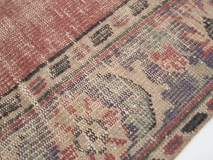 Oushak Vintage Rug, Turkish Handmade Antique Rug, Area Eclectic Rug, Living Room Rug, Bohemian Rug, Carpet Rug, Rug 6x9, Turkey Rug, 11533