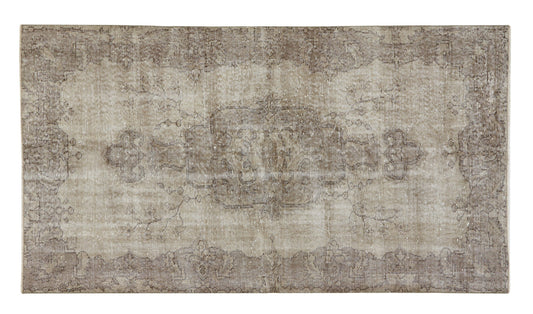 Vintage Handmade Area Rug, Turkish Oushak Faded Rug, Anatolia Rustic Rug, Vintage Carpet, Rug 4x8, Living Room Rug, Primitive Rug, 12080
