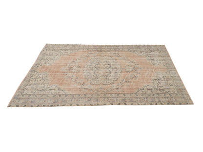 Vintage Rug, Turkish Rug, Area Rug, Oushak Rug, Handmade Rug, Neutral Rug, Bedroom Rug, Scandinavian Rug, Turkish Carpet, Rug 5x7, 12072