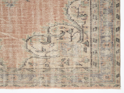 Vintage Rug, Turkish Rug, Area Rug, Oushak Rug, Handmade Rug, Neutral Rug, Bedroom Rug, Scandinavian Rug, Turkish Carpet, Rug 5x7, 12072