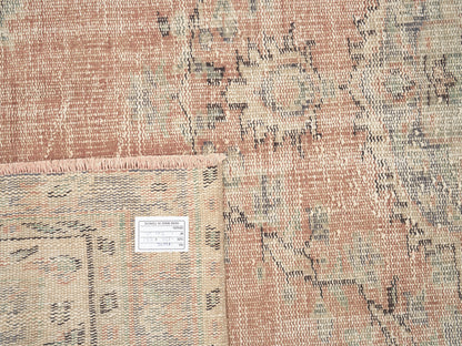 Vintage Rug, Turkish Rug, Area Rug, Oushak Rug, Handmade Rug, Neutral Rug, Bedroom Rug, Scandinavian Rug, Turkish Carpet, Rug 5x7, 12072