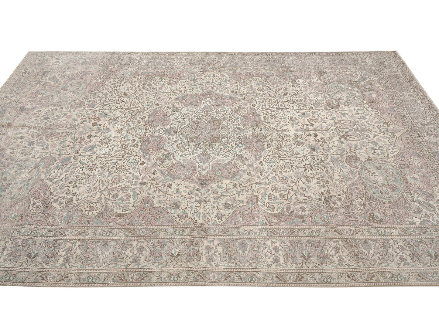 Handmade Vintage Area Rug, Oushak Rug 7x10, Turkish Antique Rug, Neutral Floor Rug, Carpet Rug, Kid Room Rug, Turkish Carpet, 11456