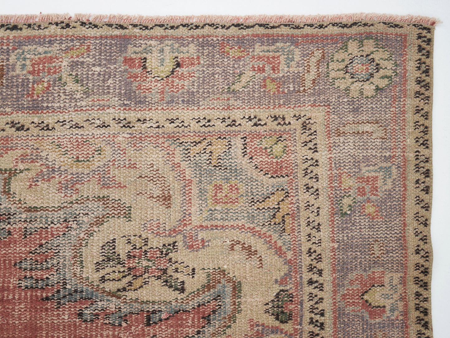 Turkish Vintage Oushak Rug, Handmade Area Rug, Neutral Muted Rug, Living Room Rug, Carpet Rug, Rug 6x9, Turkey Rug, Anatolia Rug, 12096