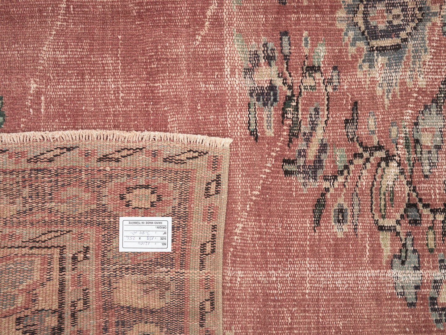 Turkish Rug, Handmade Rug, Area Rug, Vintage Rug, Oushak Rug, Anatolia Rug, Bohemian Rug, Living Room Rug, Carpet Rug, Rug 5x8, 12104