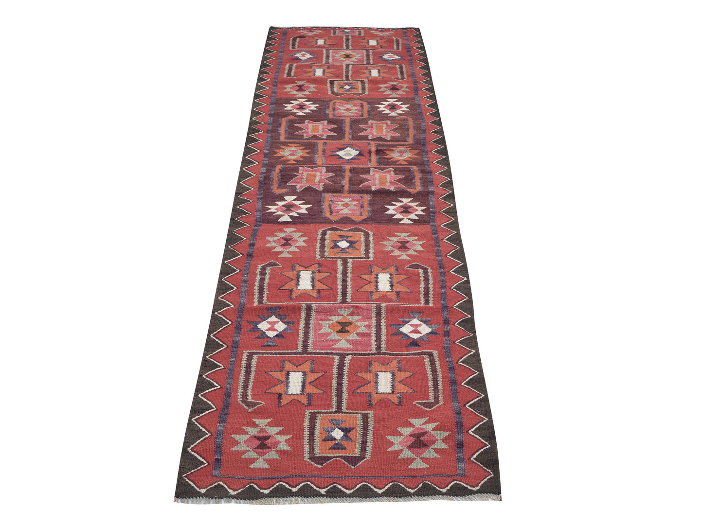 Runner Rug 3x12, Oushak Runner, Vintage Runner, Turkish Runner, Handmade Runner Rug, Hallway Runner, Anatolia Rug, Bohemian Rug, 11257