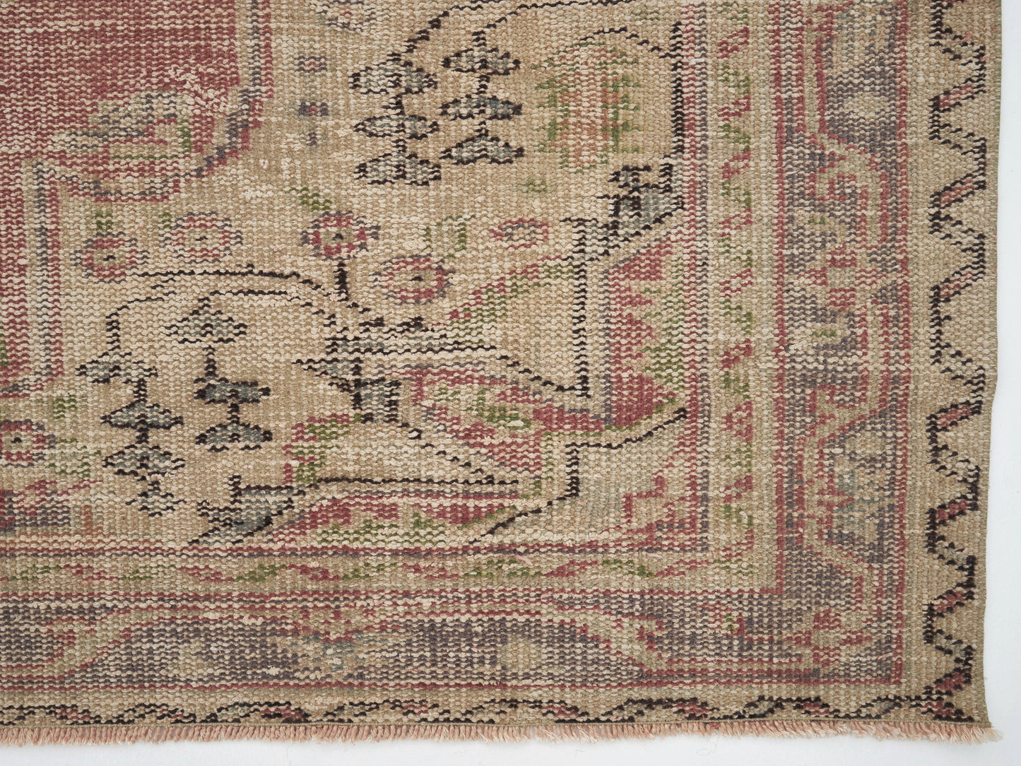 Vintage Handmade Rug, Turkish Oushak Rug, Area Faded Rug, Rug 6x9, Turkey Rug, Carpet Rug, Living Room Rug, Neutral Rug, Anatolia Rug, 12151