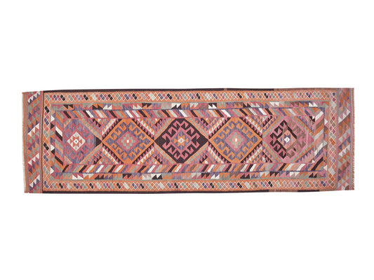 Runner Rug 3x10, Oushak Vintage Runner Rug, Turkish Runner, Handmade Antique Runner Rug, Kitchen Runner, Anatolia Rug, Bohemian Rug, 11268