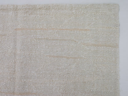 Vintage Handmade Kilim Rug, Area Unique Kilim Rug, Turkish Kilim Rug, White Hemp Large Rug, Bedroom Rug, Oversize Rug, Kilim Rug 9x11, 9901