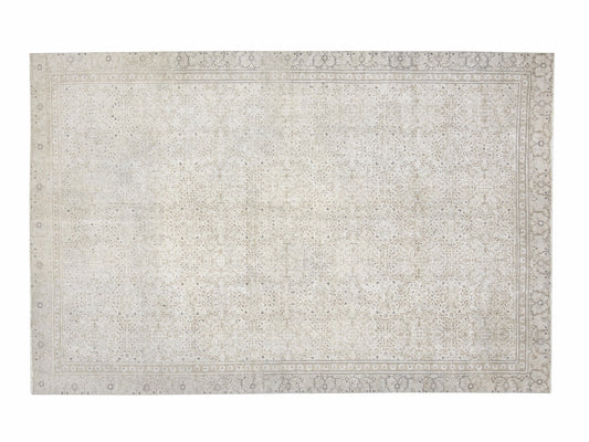 Turkish Vintage Rug, Handmade Area Rug, Oushak Unique Rug, Neutral Muted Rug, Living Room Rug, Scandinavian Rug, Carpet Rug, Rug 6x9, 12492