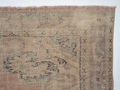 Carpet Rug, Turkish Rug, Vintage Rug, Oushak Rug, Handmade Rug, Area Rug, Neutral Rug, Scandinavian Rug, Turkish Carpet, Rug 6x8, 12144