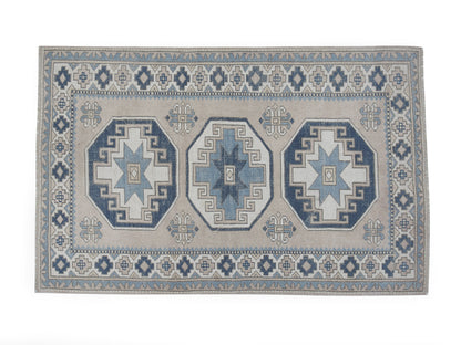 Oushak Vintage Rug, Turkish Handmade Rug, Area Eclectic Rug, Office Rug, Carpet Rug, Turkish Carpet, Turkey Rug, Rug 5x7, 12434