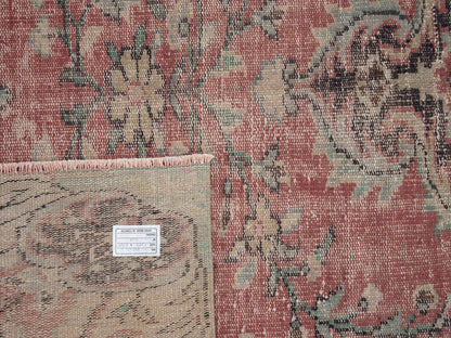 Oushak Area Rug, Turkish Vintage Rug, Handmade Antique Rug, Anatolia Rug, Neutral Floor Rug, Bohemian Rug, Turkey Rug, Rug 5x9, 12143