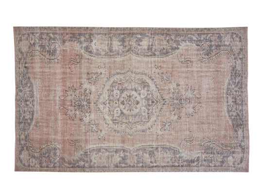 Handmade Area Rug, Vintage Oushak Rug, Turkish Antique Rug, Anatolia Rug, Living Room Rug, Neutral Faded Rug, Turkey Rug, Rug 6x9, 12147