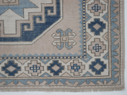 Oushak Vintage Rug, Turkish Handmade Rug, Area Eclectic Rug, Office Rug, Carpet Rug, Turkish Carpet, Turkey Rug, Rug 5x7, 12434
