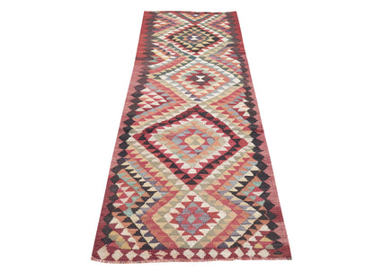 Vintage Oushak Runner Rug, Turkish Handmade Runner Rug, Anatolia Rug, Kilim Runner Rug, Kitchen Runner, Bohemian Rug, Runner Rug 3x10, 11277