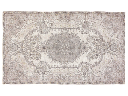 Primitive Rug, Oushak Handmade Rug, Area Faded Rug, Turkish Antique Rustic Rug, Wool Rug, Vintage Muted Rug, Kid Room Rug, Rug 5x9, 10356