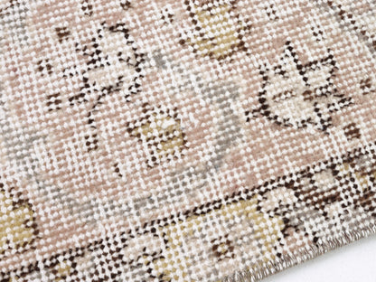 Primitive Rug, Oushak Handmade Rug, Area Faded Rug, Turkish Antique Rustic Rug, Wool Rug, Vintage Muted Rug, Kid Room Rug, Rug 5x9, 10356