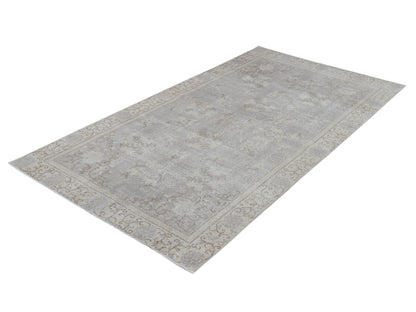 Turkish Rug, Handmade Area Rug, Oushak Rug, Neutral Muted Rug, Turkey Rug, Carpet Rug, Kid Room Rug, Vintage Unique Rug, Rug 5x8, 12411