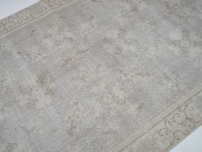 Turkish Rug, Handmade Area Rug, Oushak Rug, Neutral Muted Rug, Turkey Rug, Carpet Rug, Kid Room Rug, Vintage Unique Rug, Rug 5x8, 12411