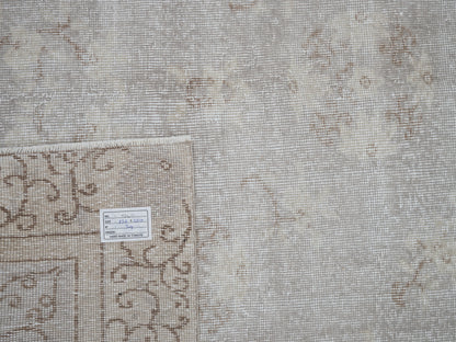 Turkish Rug, Handmade Area Rug, Oushak Rug, Neutral Muted Rug, Turkey Rug, Carpet Rug, Kid Room Rug, Vintage Unique Rug, Rug 5x8, 12411